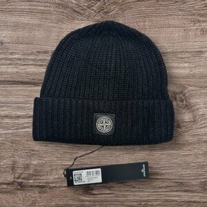 Stone Island Beanie Black